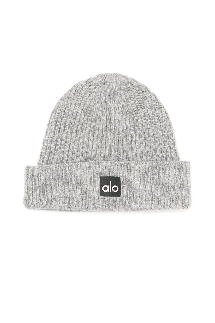 Grey Alo Yoga Cashmere Women\'s Beanie | 36571QEXT