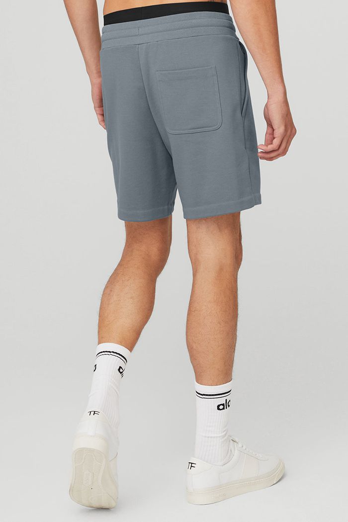 Grey Alo Yoga Chill Men's Short | 58370WMLU