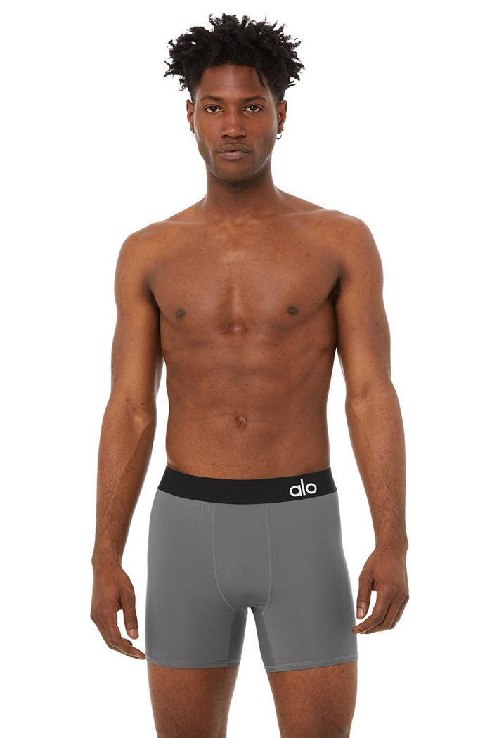 Grey Alo Yoga Hero Underwear Men's Underwear | 30415PRJO