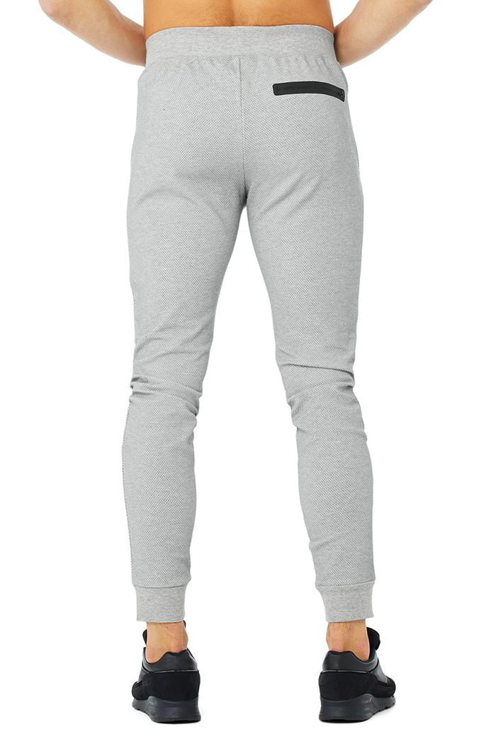 Grey Alo Yoga Impel Sweat Men's Pants | 72198WNUK