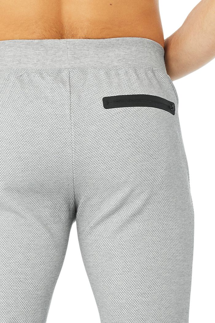 Grey Alo Yoga Impel Sweat Men's Pants | 72198WNUK