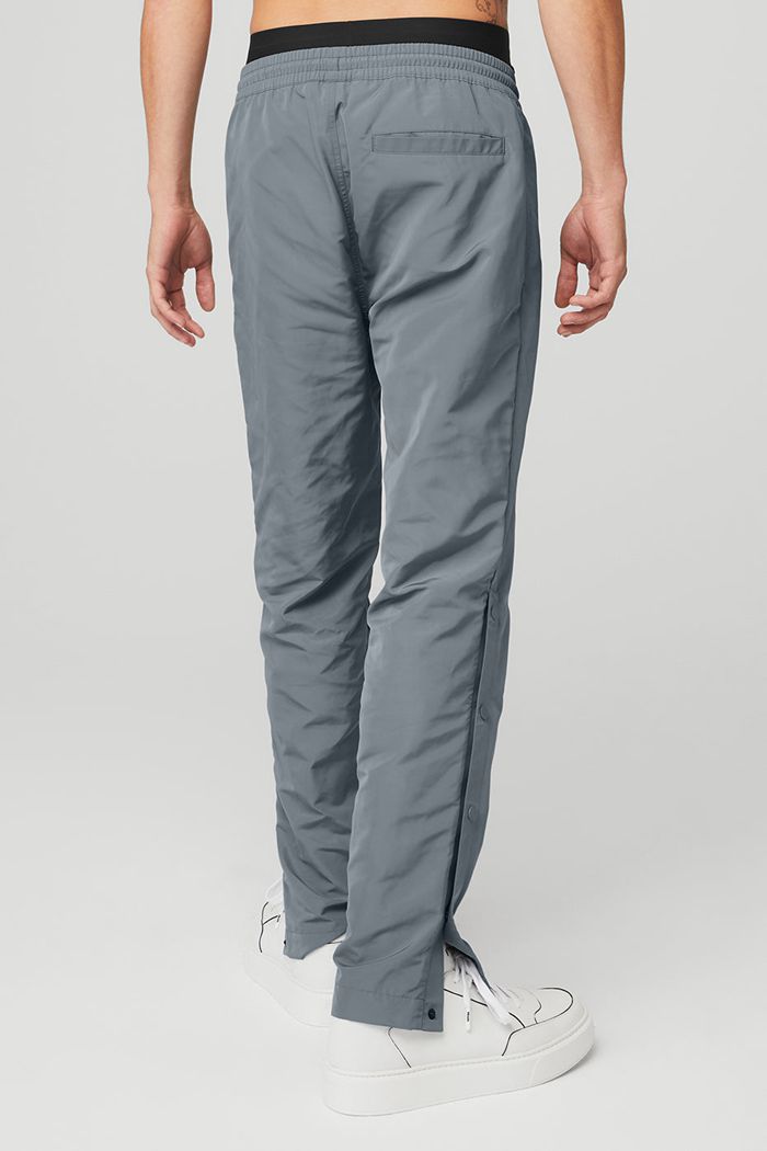 Grey Alo Yoga Legend Snap Men's Pants | 15472VRUE