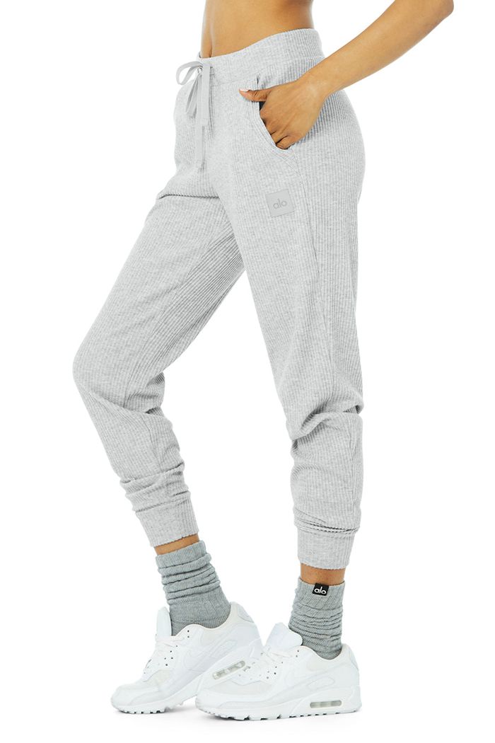 Grey Alo Yoga Muse Sweat Women's Pants | 24369UYSB