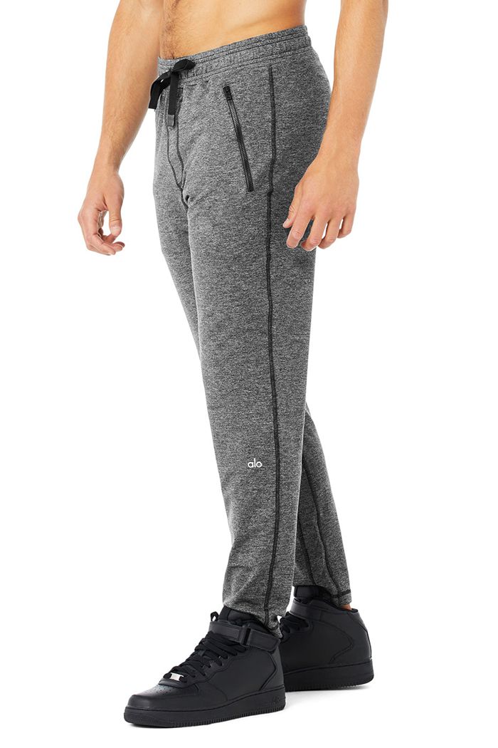 Grey Alo Yoga Renew Lounge Men's Pants | 78529GUHC