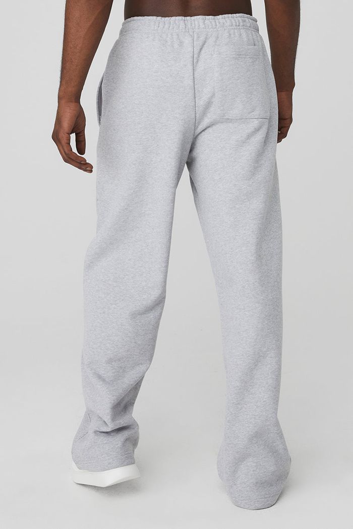 Grey Alo Yoga Renown Sweat Men's Pants | 03167IABZ