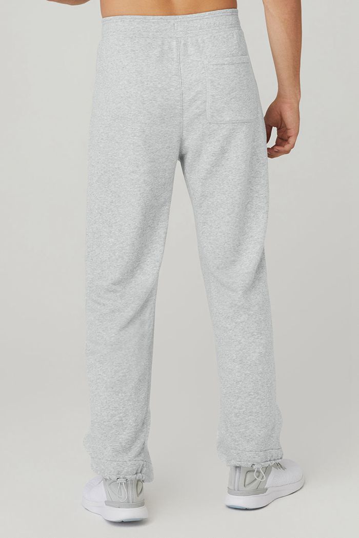 Grey Alo Yoga The Qualifier Men's Pants | 21370FZOE