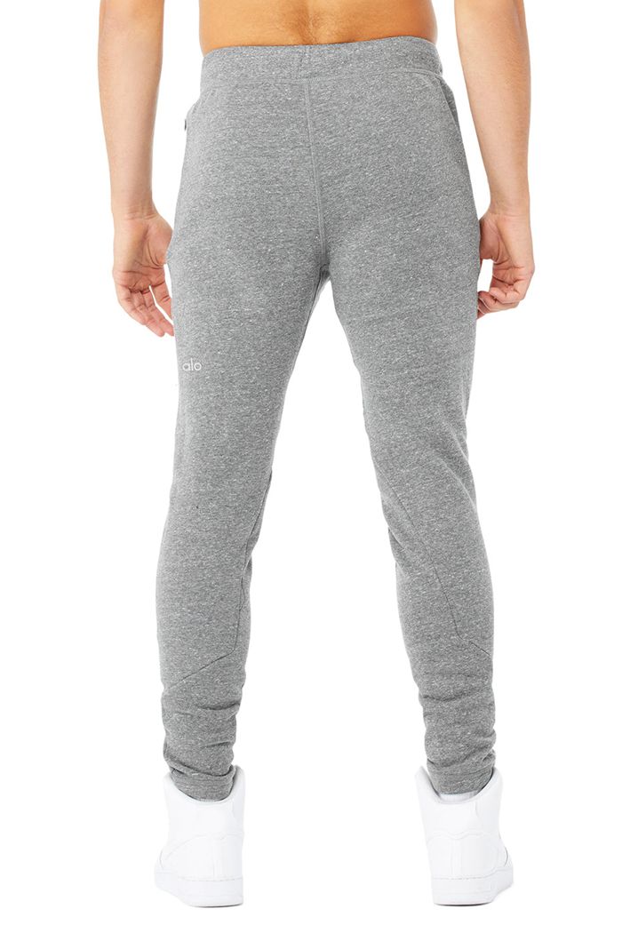 Grey Alo Yoga The Triumph Sweat Men's Pants | 21986ZKRJ