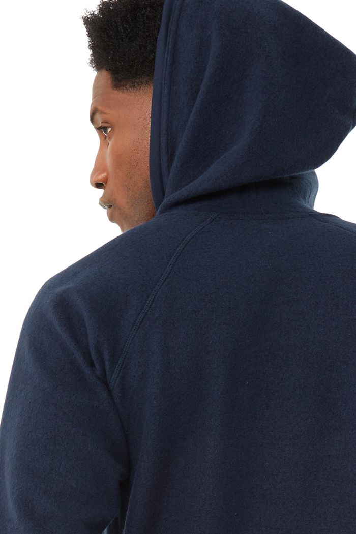 Navy Alo Yoga The Triumph Men's Hoodie | 08936WTDB