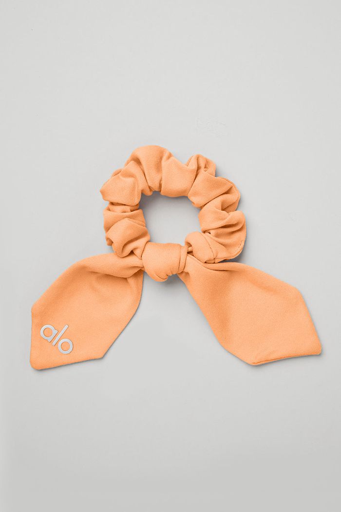 Orange Alo Yoga Alosoft Rhythm Women\'s Scrunchie | 70628IOVT