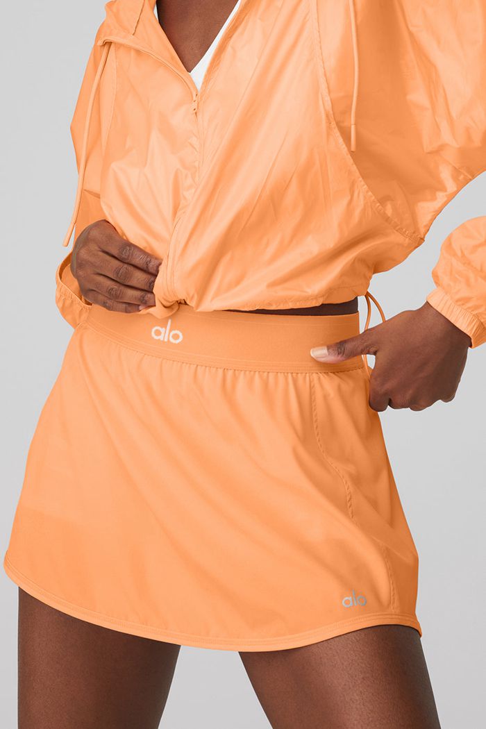 Orange Alo Yoga Match Point Tennis Women's Skirts | 09824QKXI