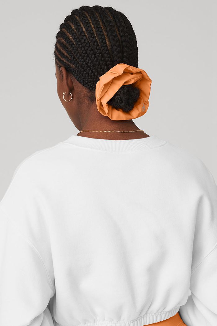 Orange Alo Yoga Oversized Women's Scrunchie | 86245YXJT