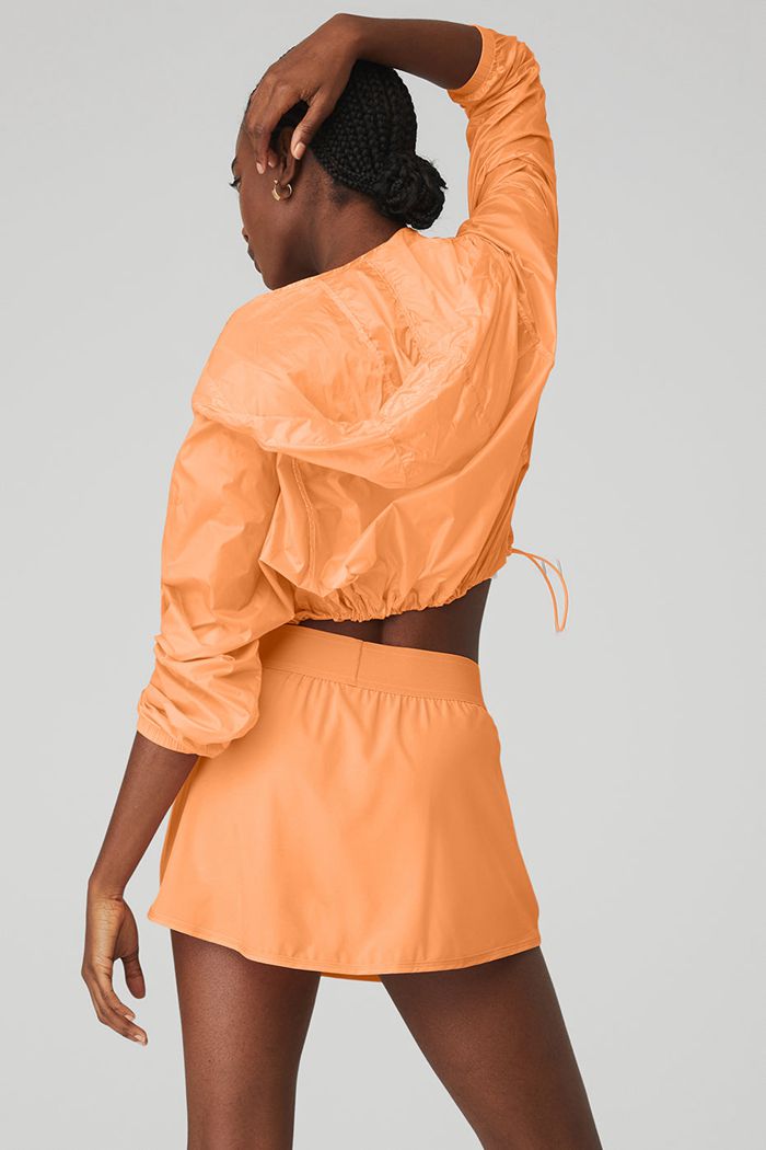 Orange Alo Yoga Sprinter Women's Jackets | 63908DOXE