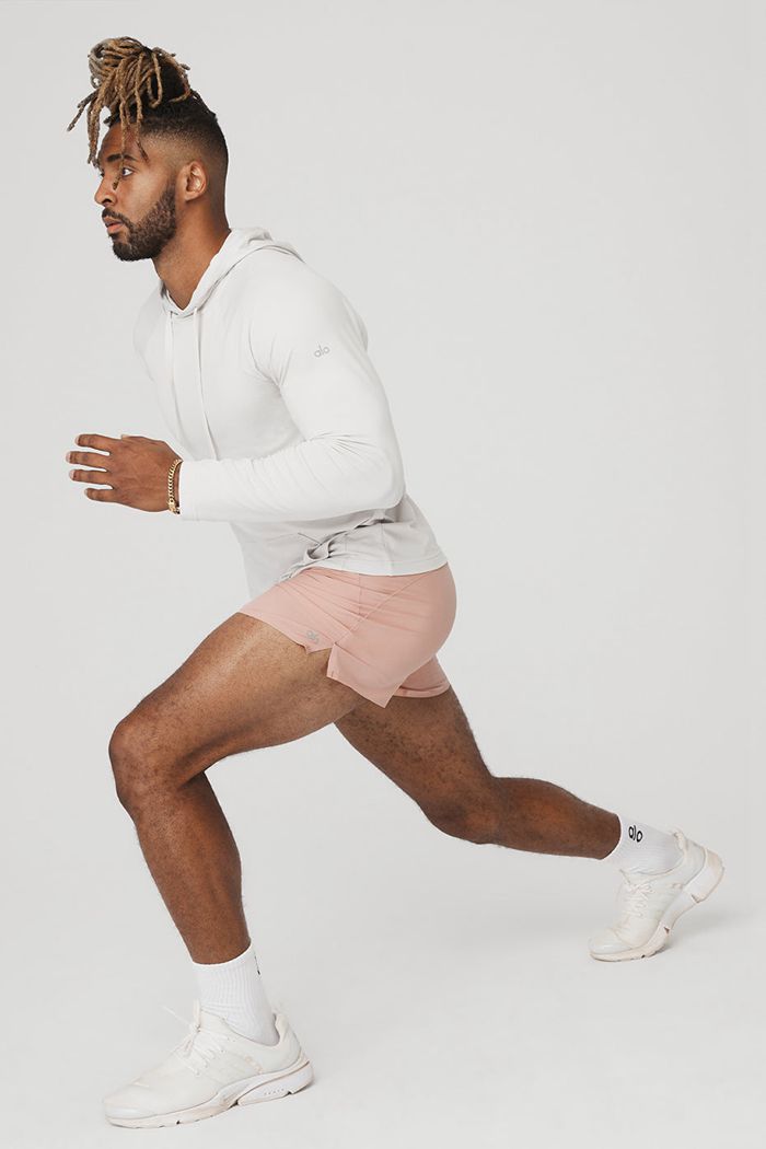 Pink Alo Yoga 5'' Adapt Running Men's Short | 62418IEWJ