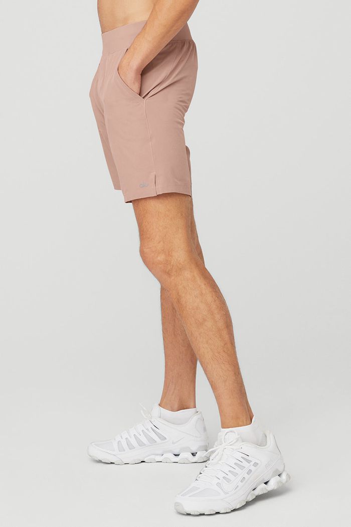 Pink Alo Yoga 7'' Repetition Men's Short | 21759ORHT