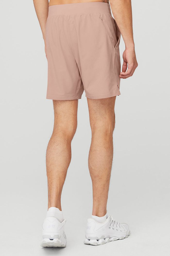 Pink Alo Yoga 7'' Repetition Men's Short | 21759ORHT