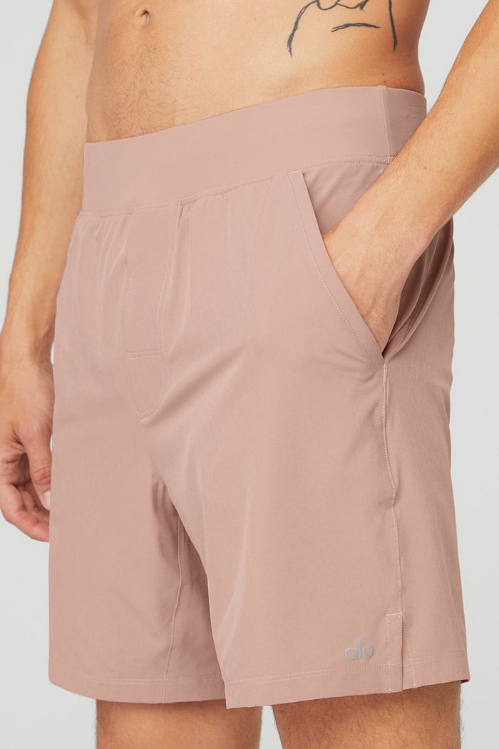 Pink Alo Yoga 7'' Repetition Men's Short | 21759ORHT