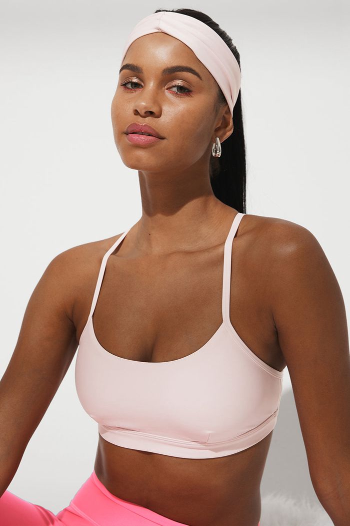 Pink Alo Yoga Airlift Women's Headband | 30496NKOX