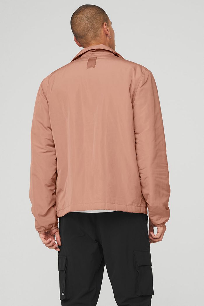 Pink Alo Yoga Legend Men's Jackets | 27013PGSF