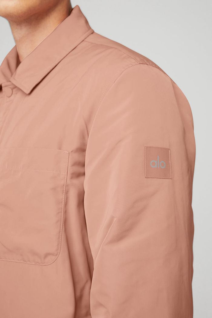 Pink Alo Yoga Legend Men's Jackets | 27013PGSF