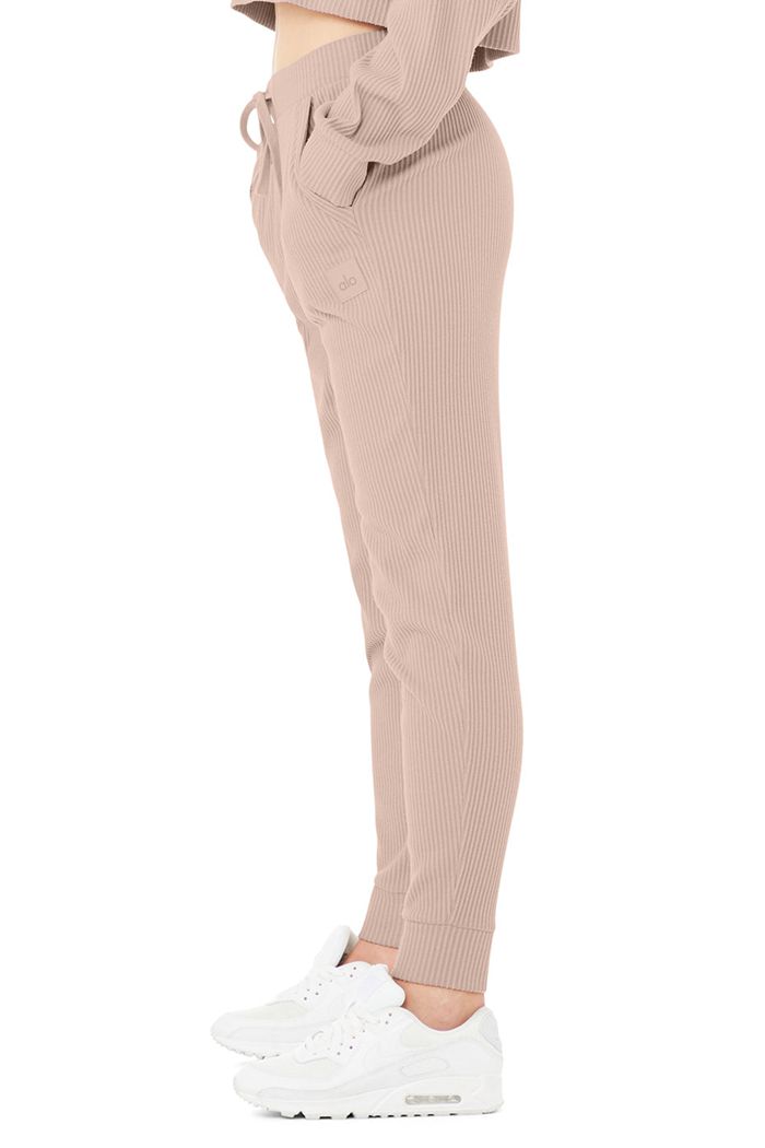 Pink Alo Yoga Muse Sweat Women's Pants | 39014PGTA