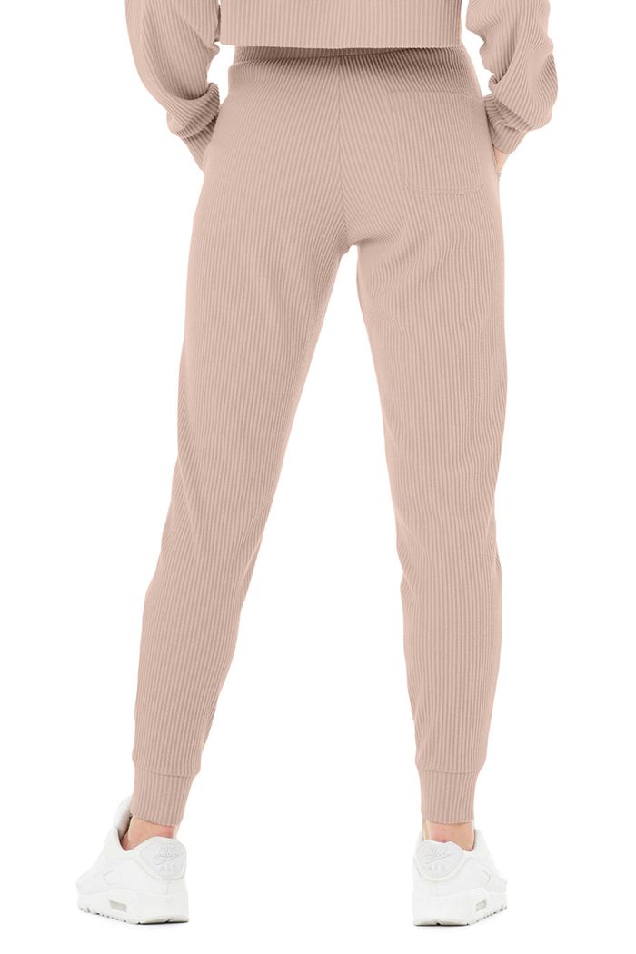 Pink Alo Yoga Muse Sweat Women's Pants | 39014PGTA