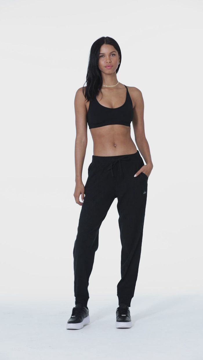 Pink Alo Yoga Muse Sweat Women's Pants | 39014PGTA