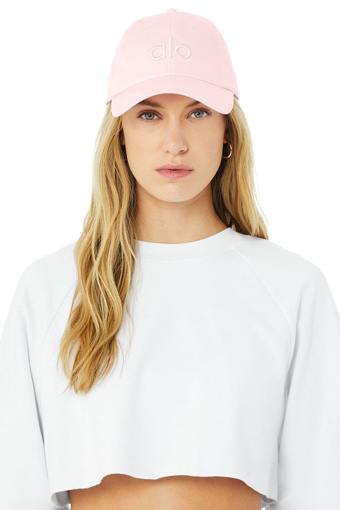 Pink Alo Yoga Off-Duty Women's Cap | 83125ODHC