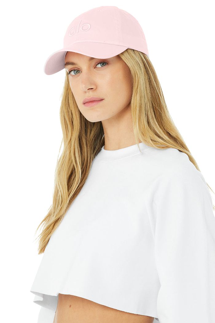 Pink Alo Yoga Off-Duty Women's Cap | 83125ODHC