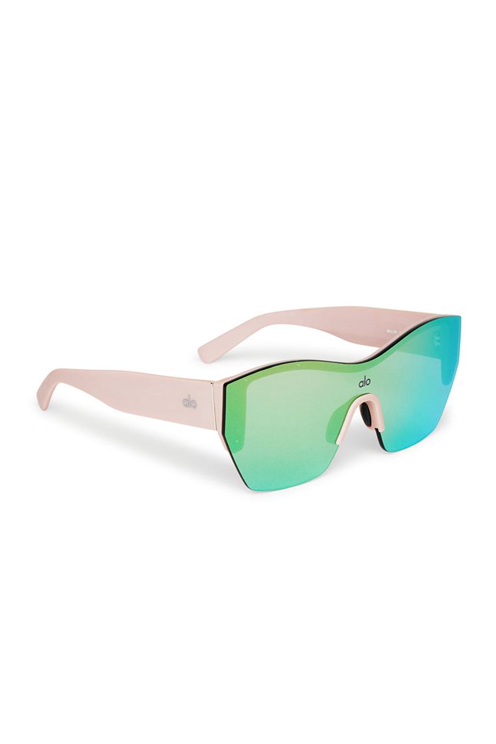 Pink Black Alo Yoga Stunner Women's Sunglasses | 08156NCVL