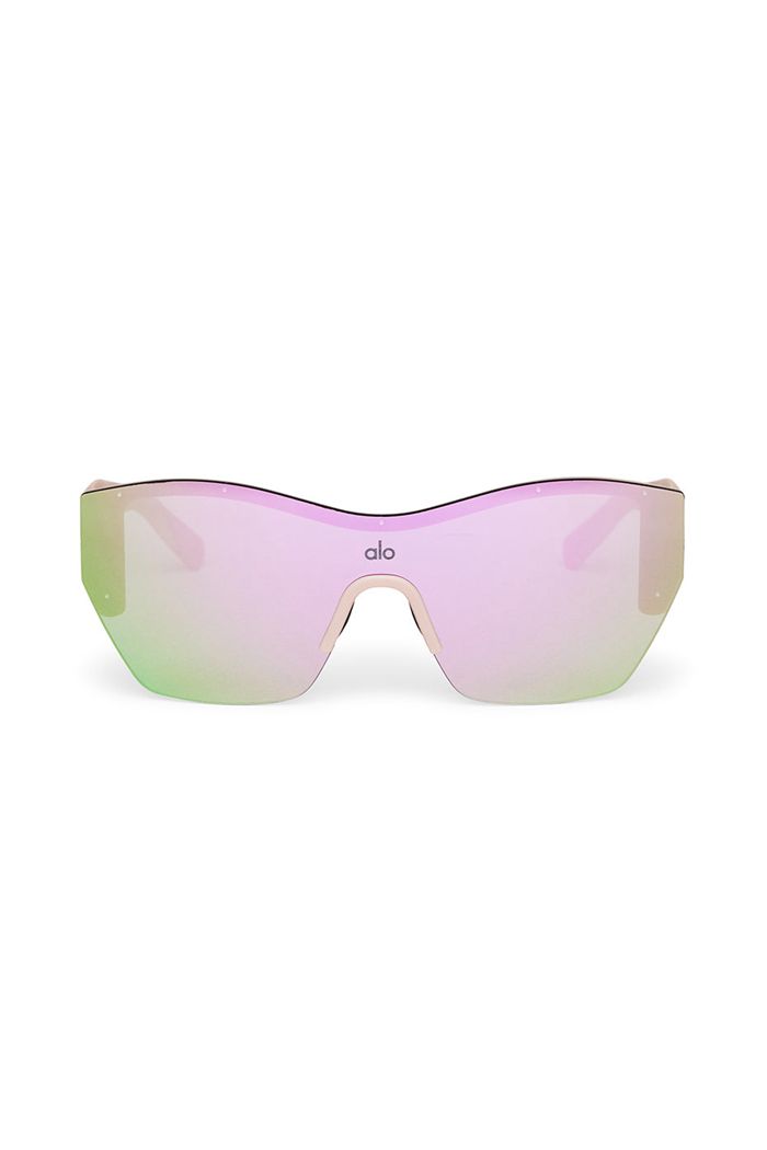 Pink Black Alo Yoga Stunner Women\'s Sunglasses | 08156NCVL