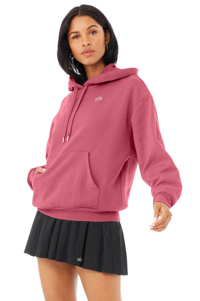 Purple Alo Yoga Accolade Women's Hoodie | 23547LVBT