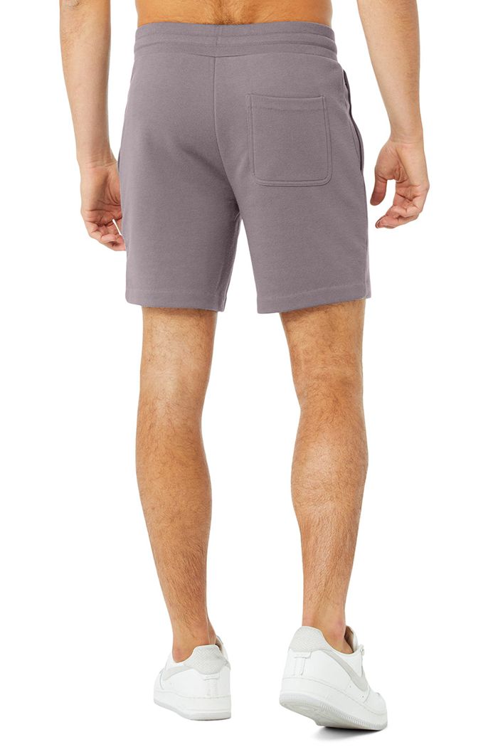 Purple Alo Yoga Chill Men's Short | 68591JOWQ