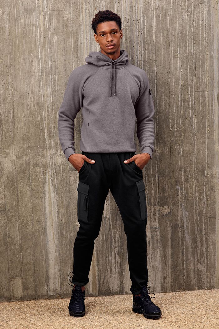 Purple Alo Yoga The Triumph Men's Hoodie | 01527XAMU