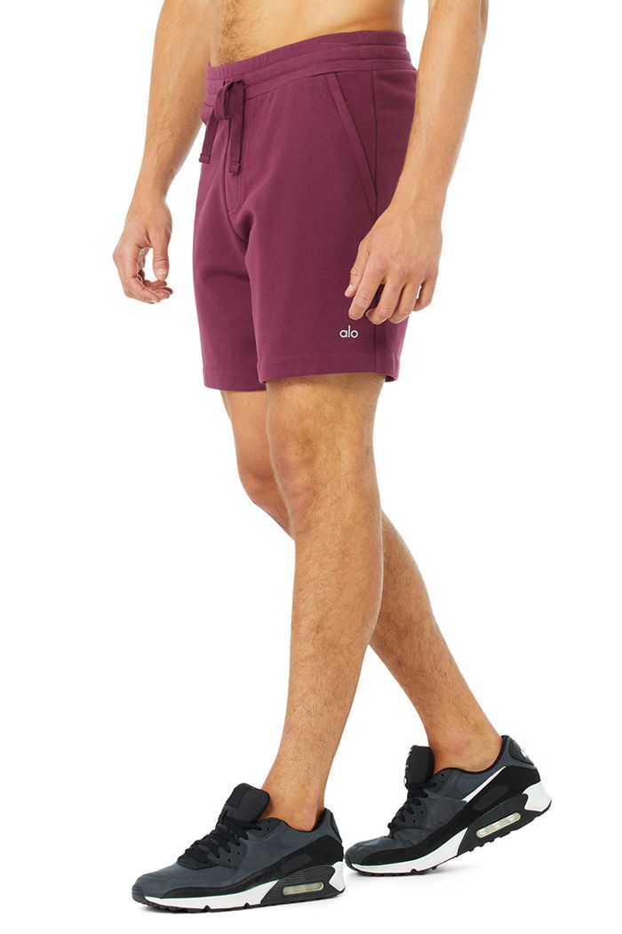 Red Alo Yoga Chill Men's Short | 95108PXKM