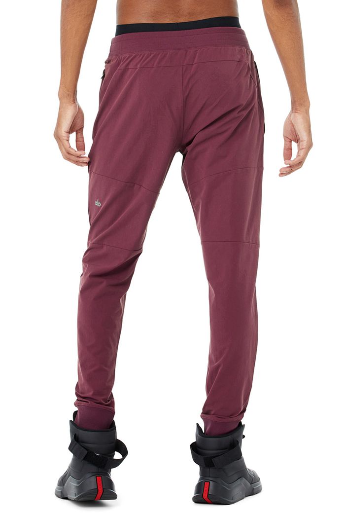 Red Alo Yoga Co-Op Men's Pants | 86597KQXH