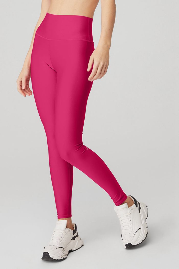 Red Alo Yoga High-Waist Airlift Women's Leggings | 39178IWBO