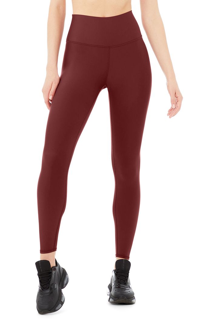 Red Alo Yoga High-Waist Airlift Women\'s Leggings | 52641FEWZ