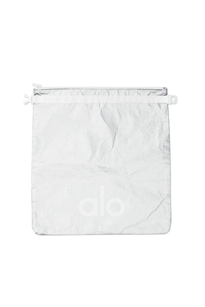 Silver Alo Yoga Keep It Dry Fitness Men's Bags | 28914KPVG