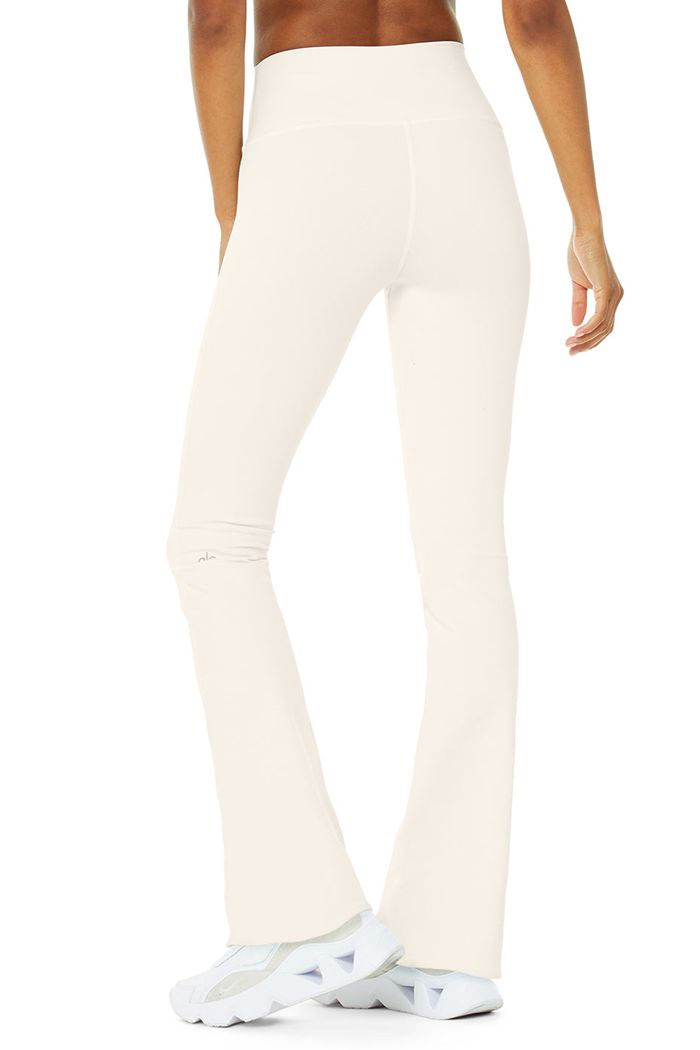 White Alo Yoga Airbrush High-Waist Bootcut Women's Leggings | 23581WDFU