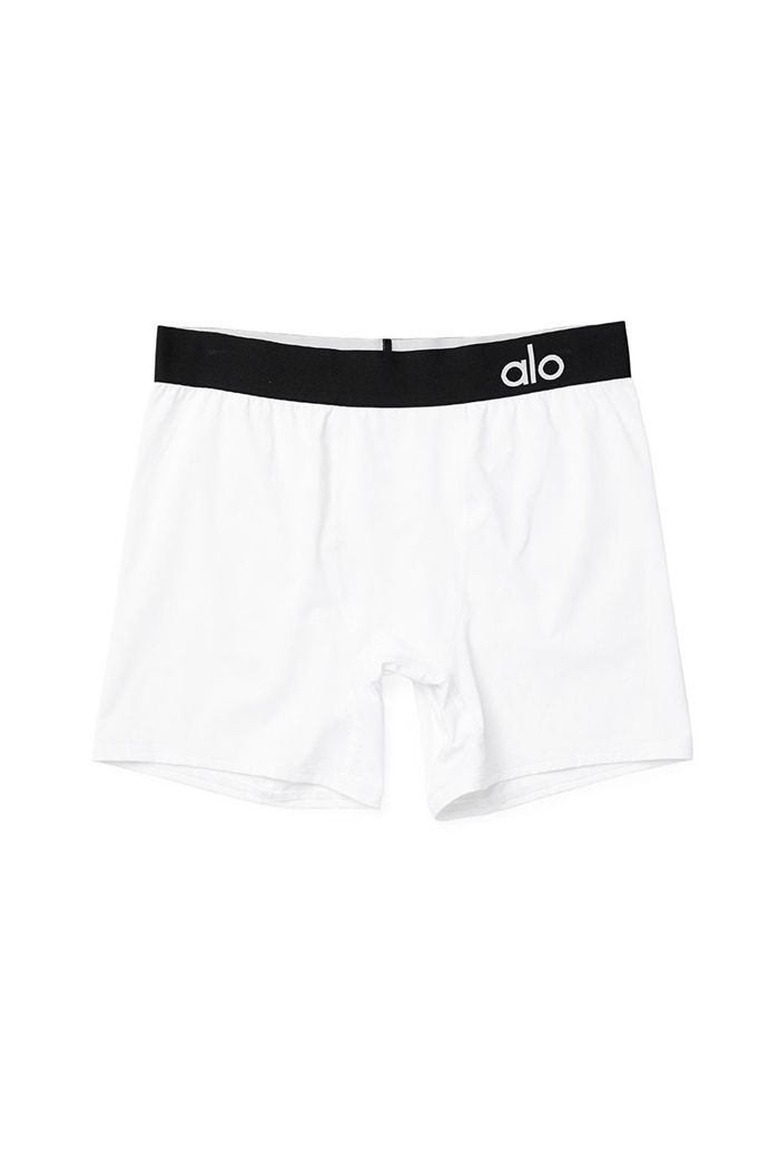 White Alo Yoga Hero Underwear Men\'s Underwear | 49178QAHB