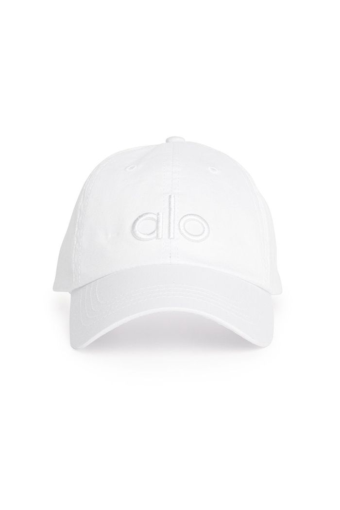 White Alo Yoga Off-Duty Men's Cap | 69347TGAM