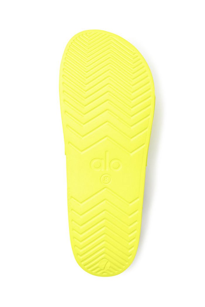 Yellow Alo Yoga It Slide 2 Women's Shoes | 51942GQFH